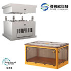 OEM Injection Mold Assembly Transparent Square Storage Cabinet