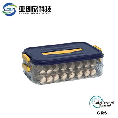 OEM Dumpling Storage Box Injection Molding With Hot Runner Cold Runner